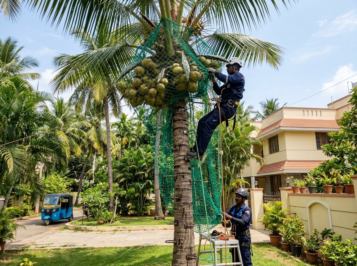 Coconut Tree Safety Nets Chennai