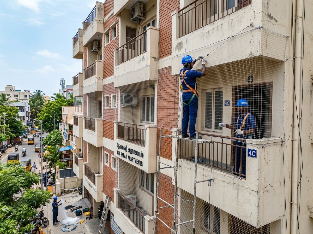 Pigeon Safety Nets Chennai